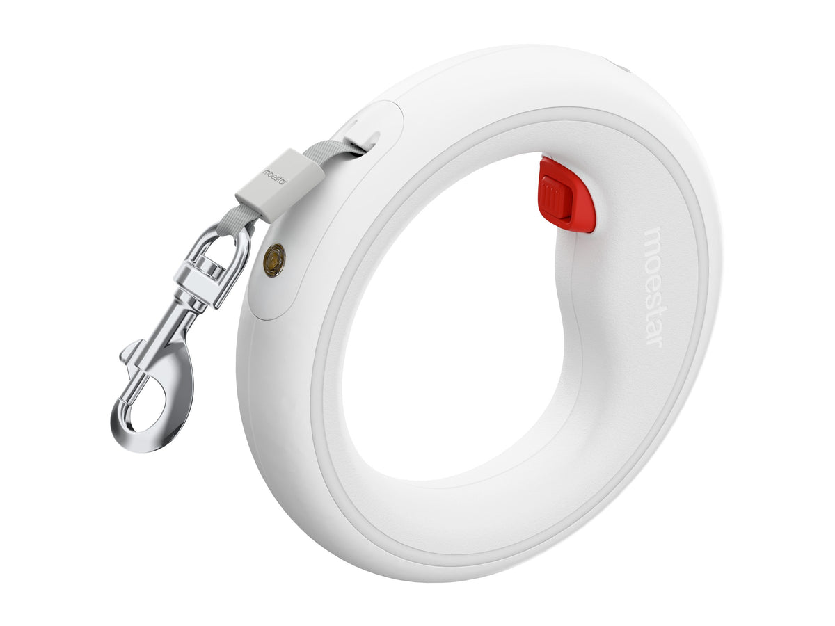 UFO Leash Gen 3 Pro with white inner ring and red trigger brake